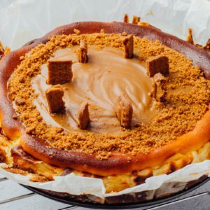 Lotus Biscoff Cheesecake Topped