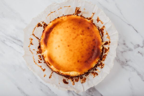 Gluten free spanish baked burnt cheesecake