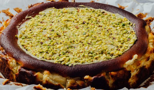 Pistachio Baked Cheesecake 2 Slices - Image 2