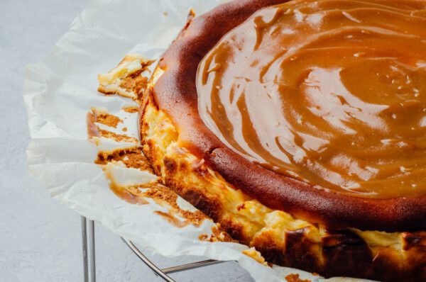 Cheesecake with Caramel / Dulce de Leche Topping 2 Slices - Image 3