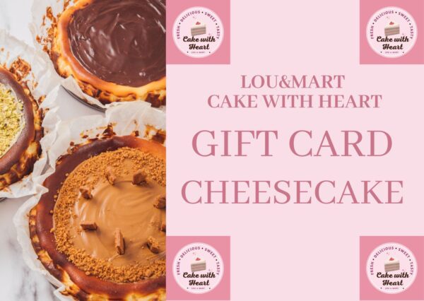 Cheesecake gift card