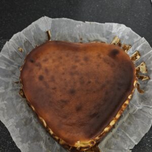heart valentine's day cheesecake